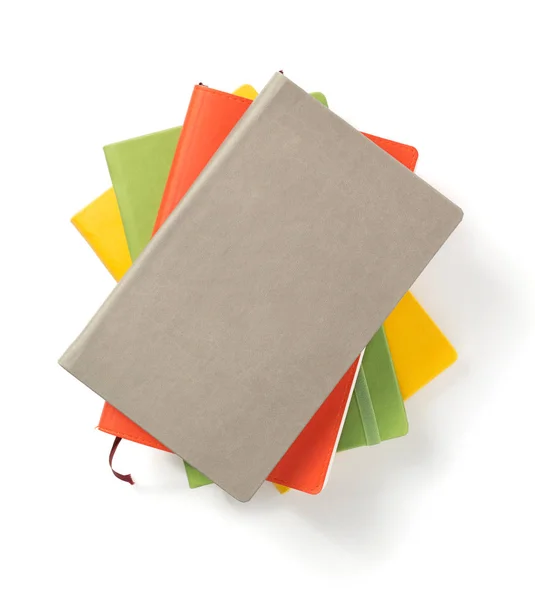 Notebook Colorido Isolado Fundo Branco — Fotografia de Stock