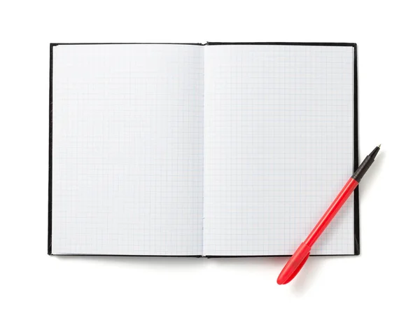 Notebook Isolated White Background Stock Photo