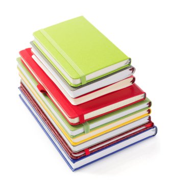 defter beyaz arka plan izole