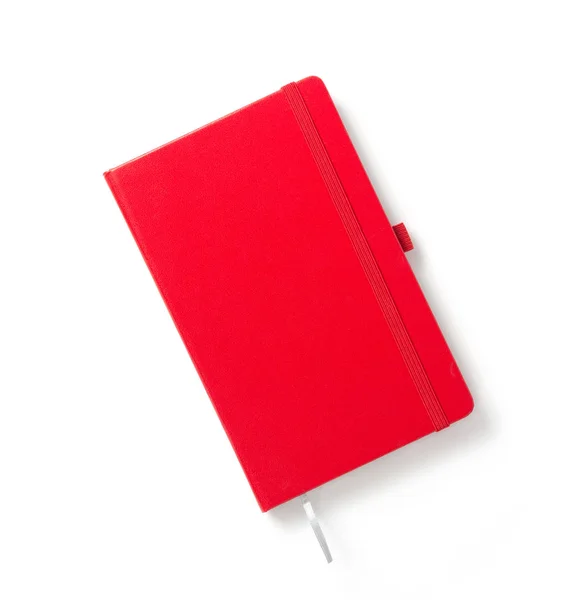 Notebook Isolato Sfondo Bianco — Foto Stock