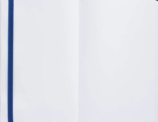Papel Cuaderno Vacío Abierto Con Páginas Vacías Como Textura Fondo — Foto de Stock