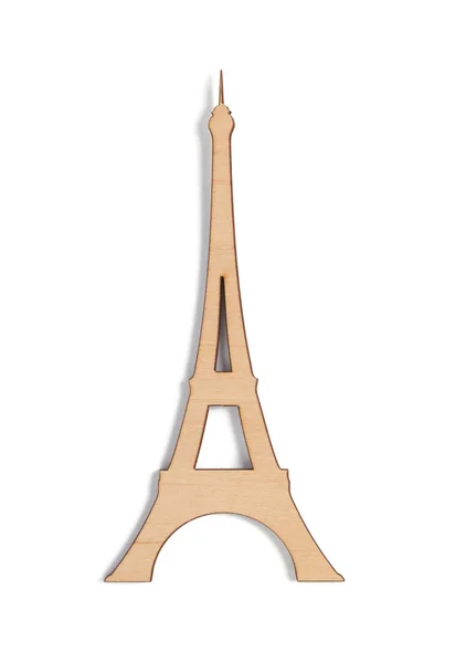 Eiffel Torony Játék Elszigetelt Fehér Background — Stock Fotó
