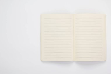 Beyaz arka plan, defter