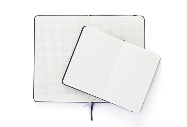 Notebook su sfondo bianco isolato — Foto Stock
