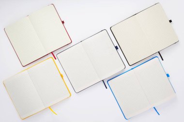 Beyaz arka plan, kağıt defter