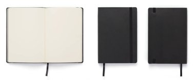 beyaz izole kağıt defter ya da not defteri 