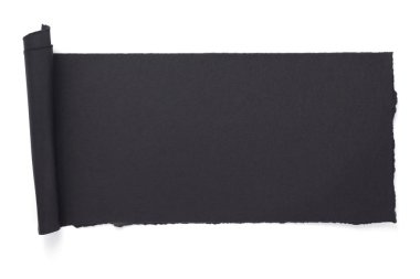 whit'te yalıtılmış kavisli veya kaydırmalı kağıt