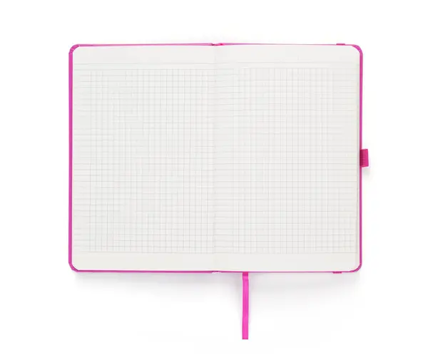 Notebook of opmerking notitieblok geïsoleerd in white — Stockfoto