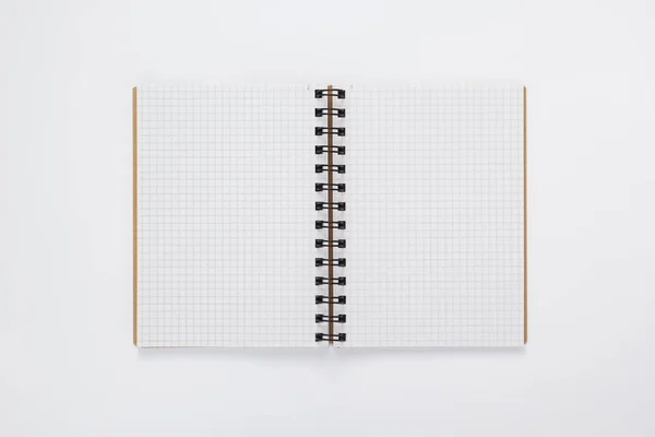 Cuaderno en fondo blanco —  Fotos de Stock