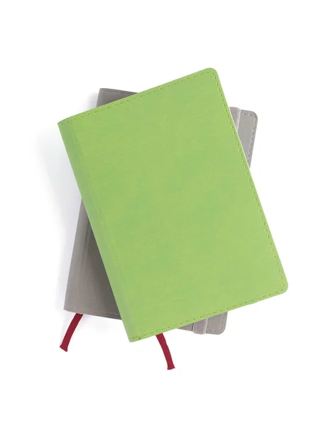 Cuaderno de papel en fondo blanco — Foto de Stock