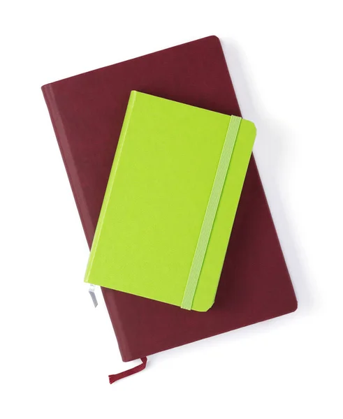Notebook no fundo branco — Fotografia de Stock