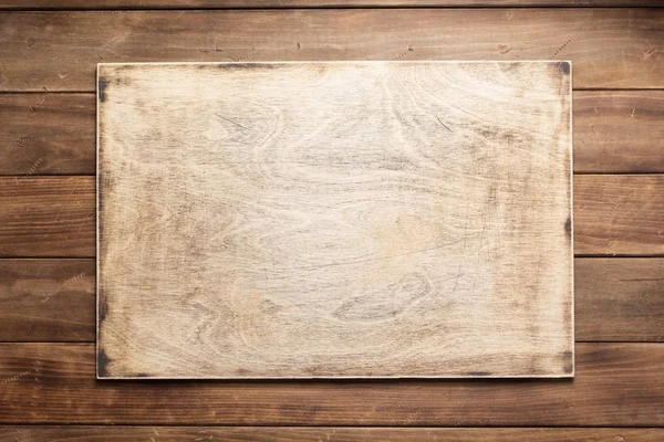 Placa de sinal e textura de fundo de madeira — Fotografia de Stock