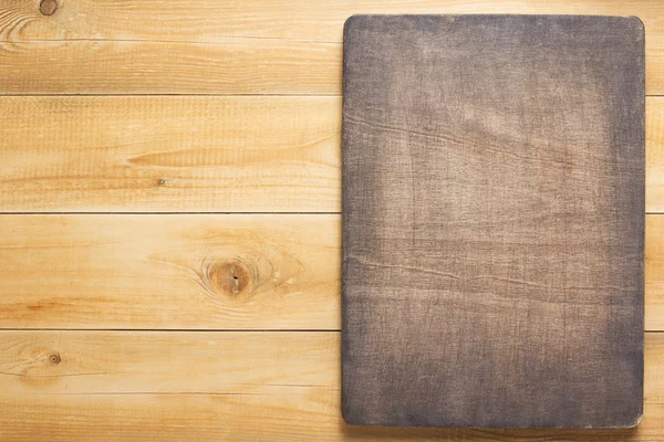 Letrero retro en tablón fondo de madera — Foto de Stock