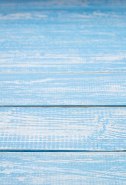 boş mavi ahşap masa arkaplan dokusu 