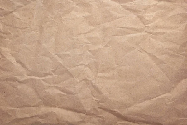 Wrinkled Crumpled Paper Background Texture — Stock Photo, Image