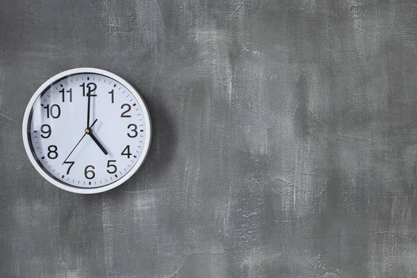 Clock Wall Background Surface Abstract Concrete Grey Texture — Stock Photo, Image