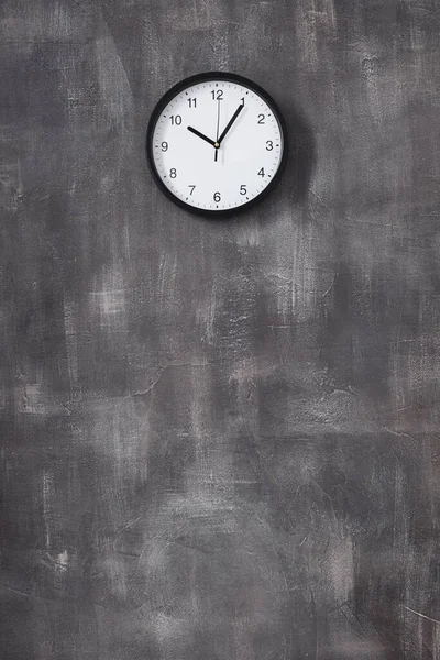 Clock Wall Background Surface Abstract Concrete Grey Texture — Stock Photo, Image