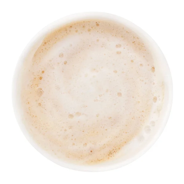 stock image Milk froth on coffee with you. Isolate