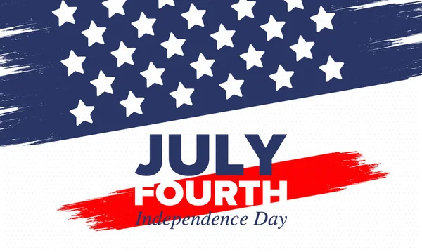 Independence Day Verenigde Staten Van Amerika Vierde Juli Fijne Nationale — Stockvector