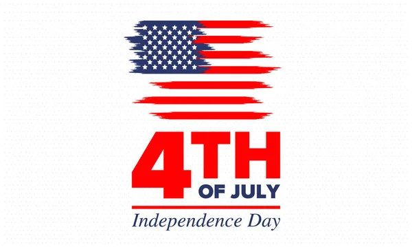 Independence Day Verenigde Staten Van Amerika Vierde Juli Fijne Nationale — Stockvector