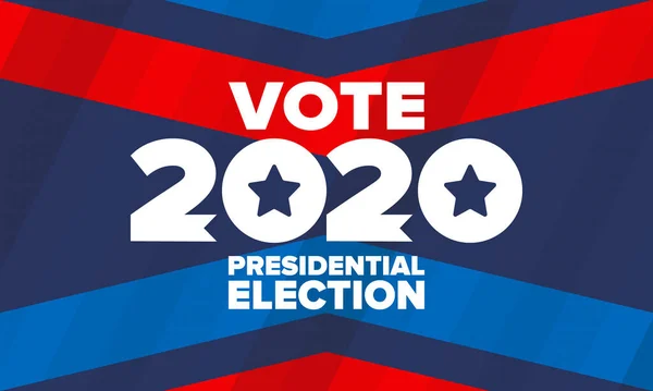 Elecciones Presidenciales 2020 Estados Unidos Día Votación Noviembre Elecciones Estadounidenses — Archivo Imágenes Vectoriales