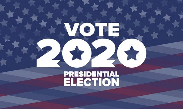 Elecciones Presidenciales 2020 Estados Unidos Día Votación Noviembre Elecciones Estadounidenses — Archivo Imágenes Vectoriales