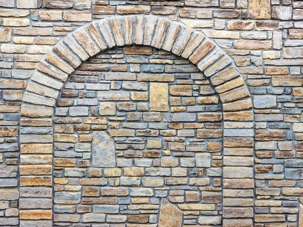 Textura Přírodní Ozdobný Kámen Kterého Stanoven Zeď — Stock fotografie