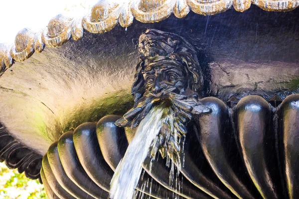 Bir çeşme bir kafa, kafa ağzından su akar şeklinde unsuru