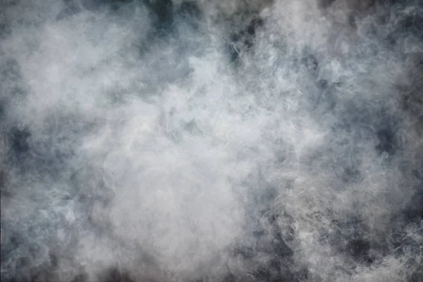 Fumaça Densa Fogo Durante Incêndio — Fotografia de Stock