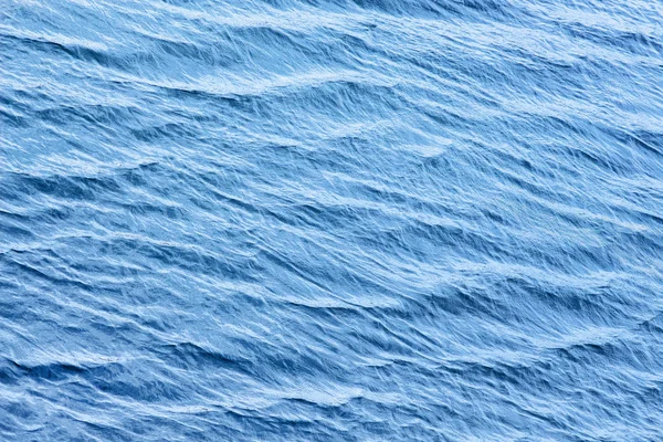 Textura Una Superficie Agua Azul Con Olas — Foto de Stock