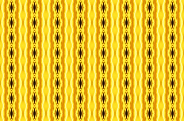 Seamless Pattern Yellow Orange Black Abstract Geometric Elements — Stock Photo, Image