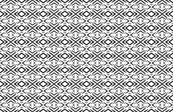 Seamless Geometric Black White Pattern Abstract Black Elements White Background — Stock Photo, Image