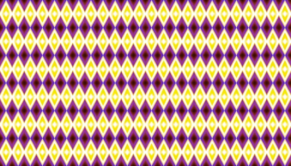 Patrón Geométrico Sin Costura Diamantes Amarillos Púrpura —  Fotos de Stock