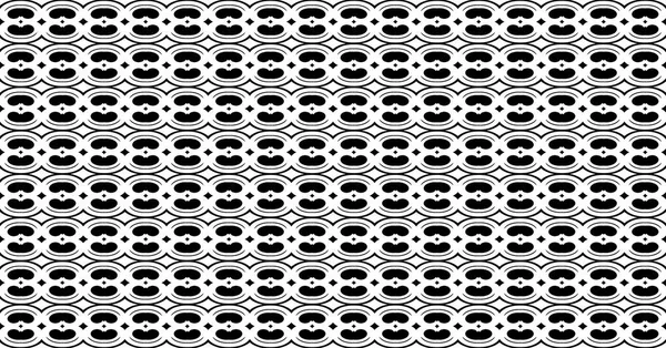 Black White Seamless Pattern Abstract Elements — Stock Photo, Image