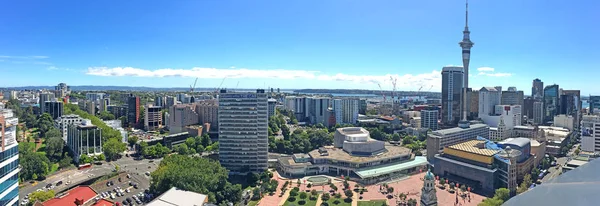 Vue Aérienne Panoramique Ville Auckland Central Business District Skyline Auckland — Photo