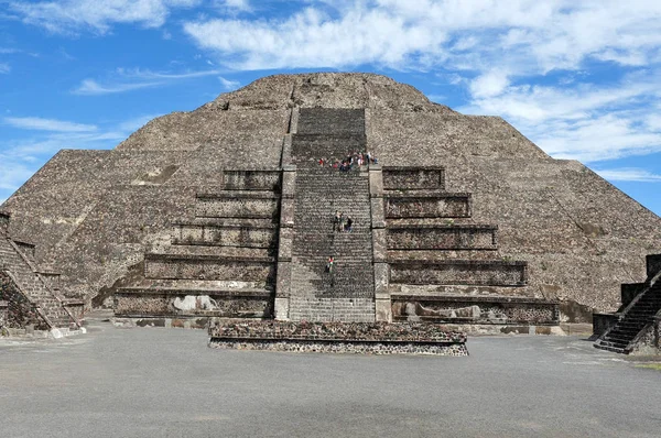 Die Pyramide Des Mondes Antike Ruinen Gebäude Teotihuacan Mexiko — Stockfoto