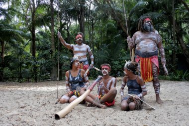 Yerli Australianspeople Queensland, Avustralya.