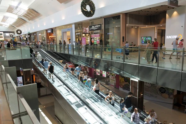 Gold Coast Aus Dec 2018 Die Menschen Shoppen Robina Town — Stockfoto