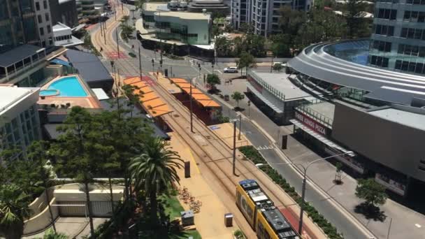 Γκολντ Κοστ Aus Δεκ 2018 Aerial Άποψη Του Gold Coast — Αρχείο Βίντεο