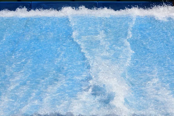 Штучний Фон Листяної Хвилі Води — стокове фото