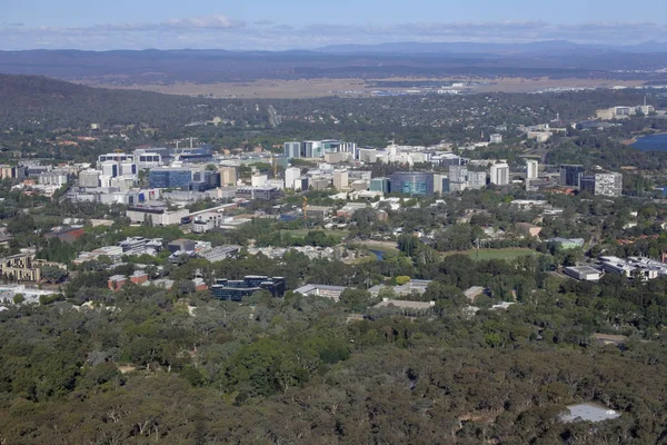 Aerial landscape view of Canberra Australia — Stock Photo, Image