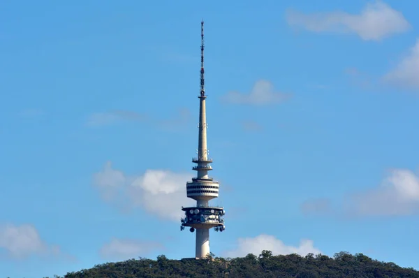 Telstra Tower Černá Hora Austrálie hlavní město Canberra — Stock fotografie
