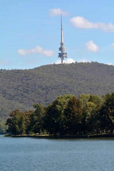 Telstra Tower Black Mountain Australien capital city i Canberra — Stockfoto