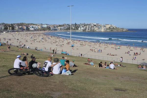 Bondi Beach v Sydney, Nový Jižní Wales, Austrálie — Stock fotografie