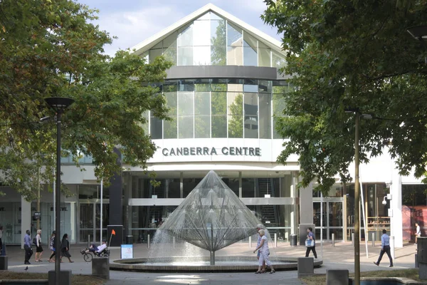 Centrum Canberra w Australii australijskiego terytorium stołecznego — Zdjęcie stockowe