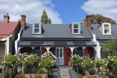 Gürcü Regency tarzı evler Launceston Tasmanya Avustralya