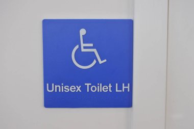 Üniseks tuvalet Lh işareti