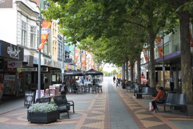 Elizabeth Street Mall Hobart şehir merkezi Tasmania Türkiye
