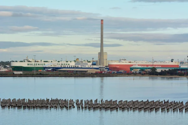 Melbourne Victoria Avustralya Limanı — Stok fotoğraf