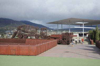 Eski ve yeni sanat Hobart Tasmania Avustralya Mona Müzesi